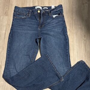 Celebrity Pink Women's Straight Leg Jeans in Dark Blue